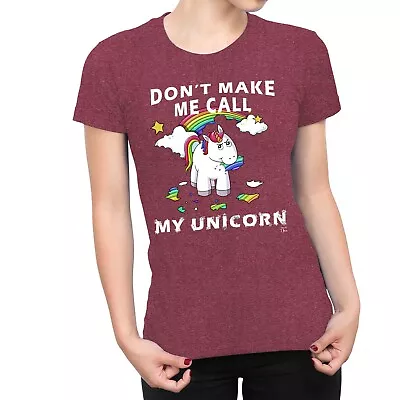 Buy 1Tee Womens Don't Make Me Call My Unicorn T-Shirt • 7.99£