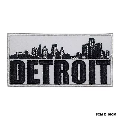 Buy Detroit Video Game Logo Embroidered Patch Iron On/Sew On Patch Batch For Clothes • 2.09£