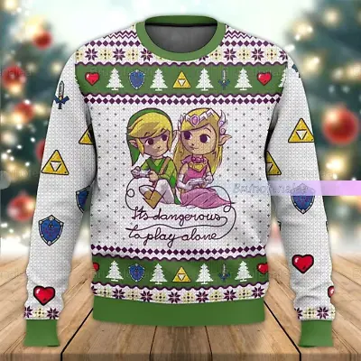 Buy Legend Of Zelda Ugly Christmas Sweater, S-5XL US Size, Christmas Gift • 33.13£