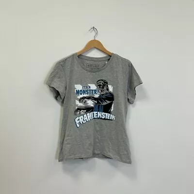 Buy Universal Studios Monsters Frankenstein Grey T-shirt Size XL BNWT • 15£