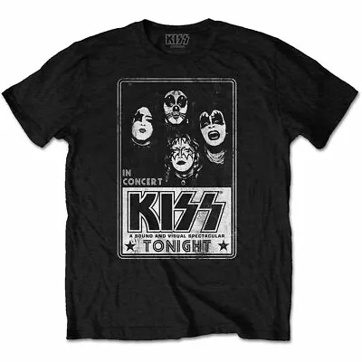 Buy KISS Tonight Black T-Shirt NEW OFFICIAL • 14.99£