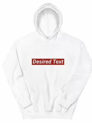 Buy New AM Custom Text Unisex Adult Hoodies Small To Large Sizes W/frn Tpouch  • 22.50£