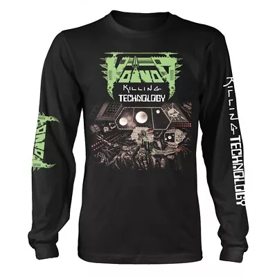 Buy VOIVOD - KILLING TECHNOLOGY BLACK Long Sleeve Shirt Large • 30.98£