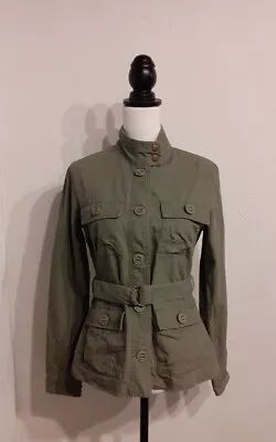 Buy George Size 10 Light Green Belted Military-Style Utility Jacket- Great Condition • 12.99£