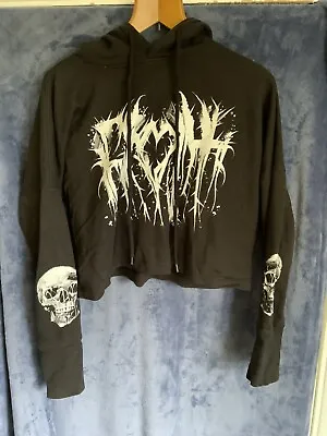 Buy Frost Hoodie Top  Size L New Black Metal Skull Festival Rock Heavy Death Relax • 24.99£