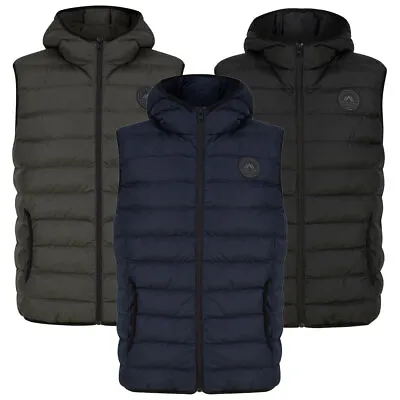 Buy Tokyo Laundry Men's Gilet Hooded Quilted Puffer Body Warmer Padded Winter Warm • 25.99£