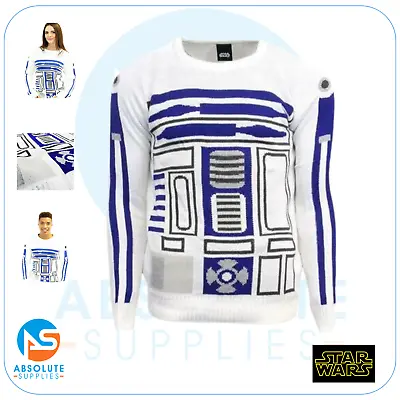 Buy Star Wars R2-D2 Unisex Christmas Jumper / Sweater Medium Official Merchandise • 14.99£