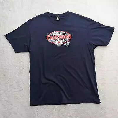 Buy Mens Boston Red Sox Jersey Tee Regular Fit T-Shirt Top Short Sleeve Navy Size XL • 5£