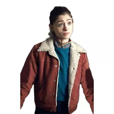 Buy Natalia Dyer Stranger Things Nancy Wheeler Red Jacket • 70.87£