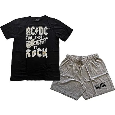 Buy AC/DC Pyjamas For Those About To Rock Unisex New & Official Merchandise 2XL • 14.99£