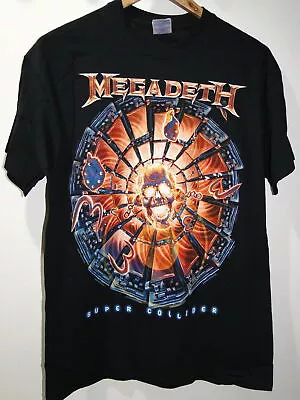 Buy BNWOT Official MEGADETH Super Collider Tour T-Shirt Medium • 19.99£