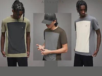Buy All Saints Lobke T Shirt Designer Short Sleeve Crew Neck Cotton Top Allsaints • 19.99£