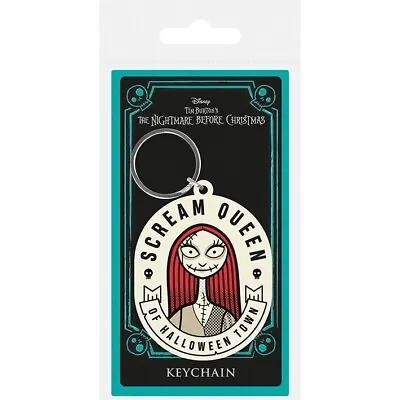 Buy Nightmare Before Christmas Sally Scream Queen Rubber Keyring New Official Merch • 3.75£
