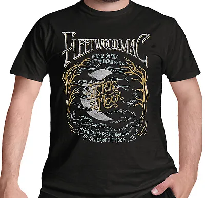 Buy Fleetwood Mac T Shirt Sisters Of The Moon Official Black Classic Rock Retro New • 14.54£