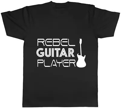 Buy Rebel Guitar Player Mens Womens Ladies Unisex T-Shirt • 8.99£