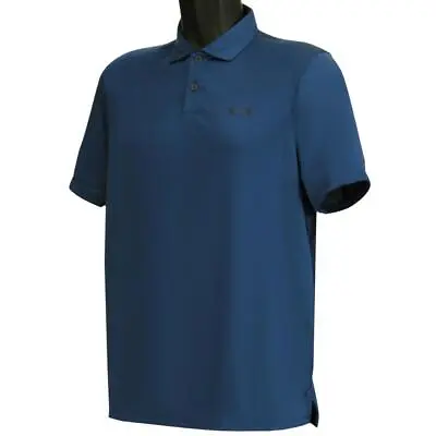 Buy Oakley Icon TN Protect RC Polo Mens Size S Small Poseidon Blue Golf Tee Shirt • 15.49£