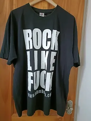 Buy Adam Bomb - Rock Like Fuck T-shirt Size XXL • 16.99£