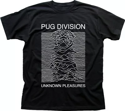 Buy PUG Division Unknown Pleasures Inspired Pulsar Cotton T-shirt 5020 • 13.95£