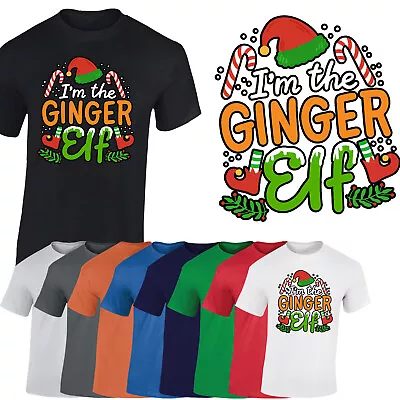 Buy Merry Christmas Mens T-Shirt I M The Ginger Elf Santa Xmas Unisex Gift Tshirt • 8.99£