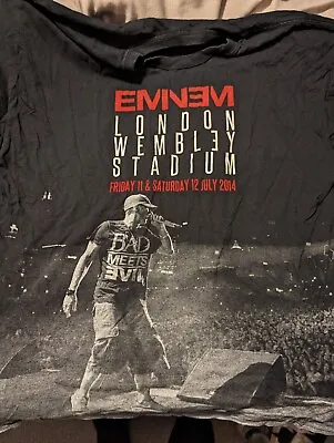 Buy Rare Eminem  Tour 2014 Wembley Stadium T Shirt XXL • 12.99£
