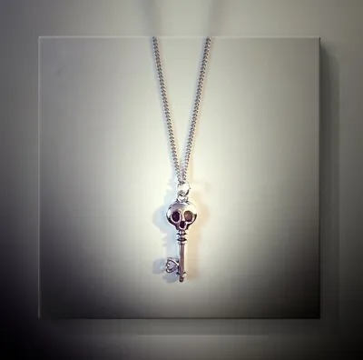 Buy Skeleton Key Halloween Necklace Pendant Gift Cool Jewellery Music Grunge Emo • 3.99£