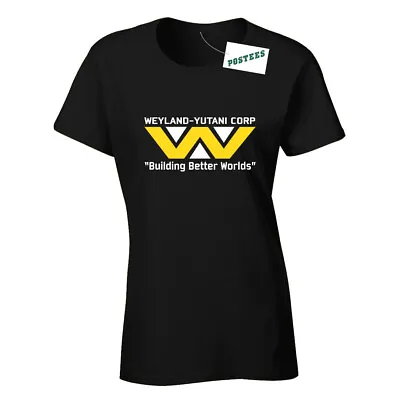 Buy Weyland-Yutani Inspired By Alien Ladies Fitted DTG T-Shirt • 9.95£