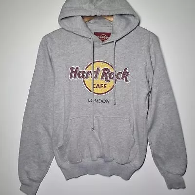 Buy Hard Rock Cafe Hoodie Grey London Womens Small Pullover Cotton USA Winter • 20£