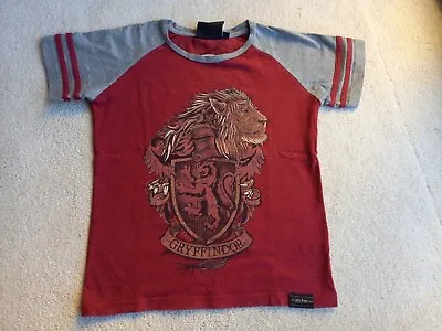 Buy Children's Harry Potter Shop Gryffindor Short Sleeved T-shirt  - Age 9-10 Years • 5£