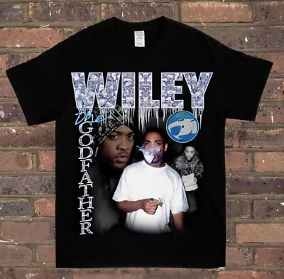 Buy Homage Tees: Wiley The Godfather Of Grime T-Shirt Size - M • 24.99£