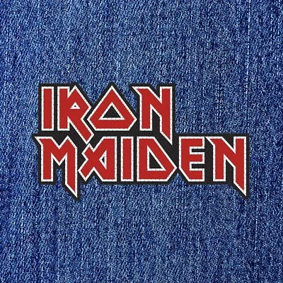 Buy Iron Maiden - Logo - Cut Out  (new) Sew On Patch Official Band Merch • 4.60£