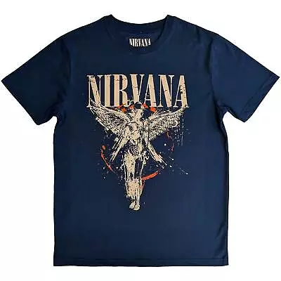 Buy Nirvana In Utero Blue T-Shirt NEW OFFICIAL • 16.39£