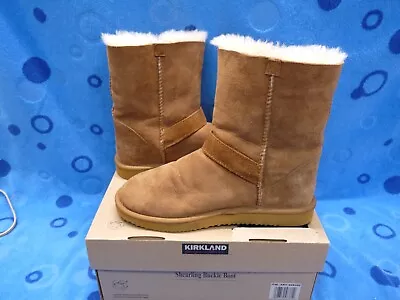 Buy Kirkland Shearling Buckle Boots Sz 9 In Box • 22.42£