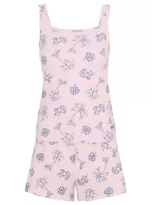 Buy Disney  Stitch & Angel Palms Pyjama Set UK Size 4-22 • 23.99£