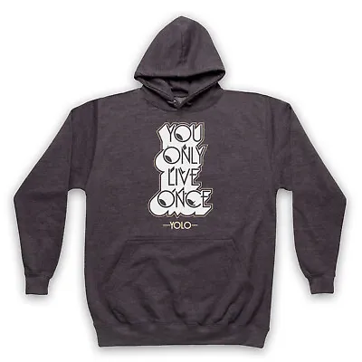Buy Yolo You Only Live Once Slogan Funny Retro Cool Unisex Adults Hoodie • 27.99£