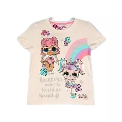 Buy Girls LOL Surprise! Cream T-Shirt Doll Character Cotton Top Tee AGE 11yrs BNWT • 5.99£