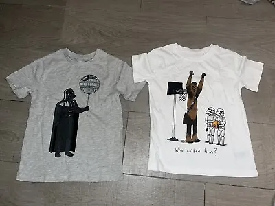 Buy 2x Next Boys Star Wars T Shirts Aged 6 Years Old  • 7.99£