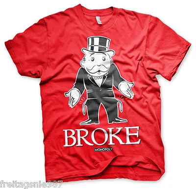 Buy Monopoly Broke T-Shirt Cotton Officially Licensed • 29.80£