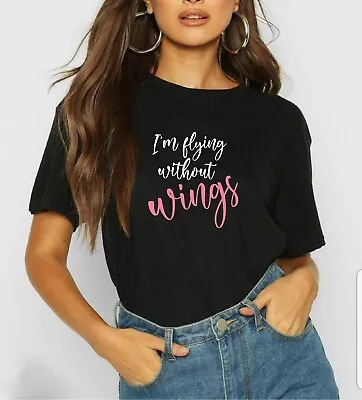 Buy I'm Flying Without Wings T-shirt Women's Westlife T-Shirt Tour 2024 Fashion • 15.99£