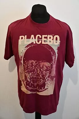 Buy Placebo Skull Band T-Shirt Fruit Of The Loom Size XL • 15£