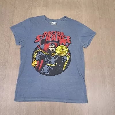 Buy Marvel Doctor Strange Men Shirt Size Medium Short Sleeve Grey • 7.56£