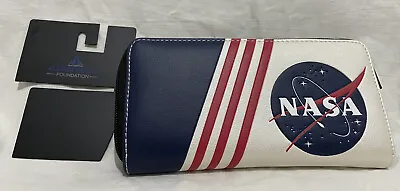 Buy Brand New W/ Tags Aldrin Foundation NASA Purse Coin Card Wallet Official Merch • 24.99£