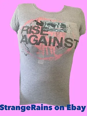 Buy RISE AGAINST Band Shirt Unisex T Shirt Ladies (L) • 17£