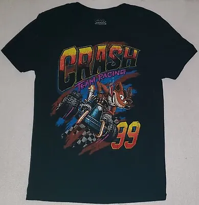 Buy CRASH BANDICOOT Crash Team Racing Nitro-Fueled Size Small Black T-Shirt • 11.94£
