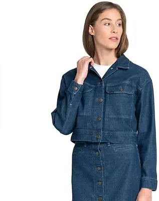 Buy Lee - Rider Short Jacket Seasonal Western Denim Regular Fit Dark Blue - Small • 44£