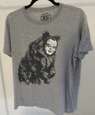 Buy Bill Murray Bear T Shirt Rare The Bearhug Co Merch Tee Size Medium Grey • 13.50£