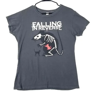 Buy Falling In Reverse Women's Gray T-Shirt XL Concert Band Rock  • 8.52£