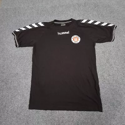 Buy St Pauli FC Shirt Men Small Black Short Sleeve Hummel Casual T Shirt Size S • 25.22£