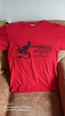 Buy DUNGEONS & DRAGONS T-SHIRT,Vintage Retro International Convention 1987,RED,MED • 12.99£