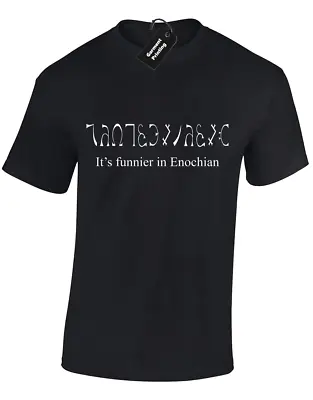 Buy Its Funnier In Enochian Unisex T Shirt Funny Supernatural Winchester Top S - 5xl • 7.99£