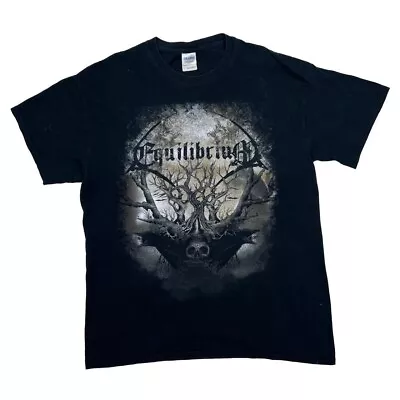 Buy EQUILIBRIUM Symphonic Folk Pagan Black Metal Band T-Shirt Large Black • 13.60£